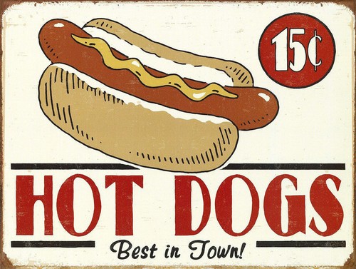 Hot dogs best - best, retro