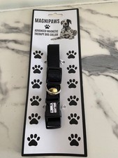 Dog collar with strong magnet