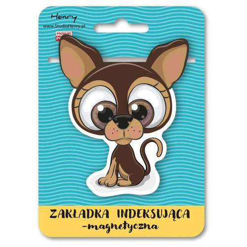 Magnetic bookmark dog - magnetic, henry