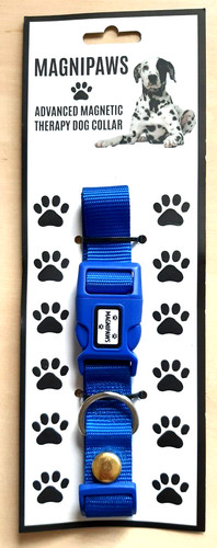 Dog collar with strong - , magnet
